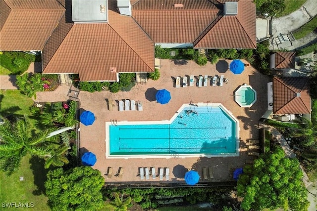 aerial view