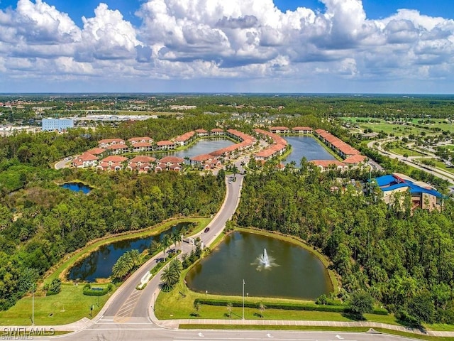 15102 Palmer Lake Cir Unit 201, Naples, FL 34109 - bird's eye view of a nearby body of water