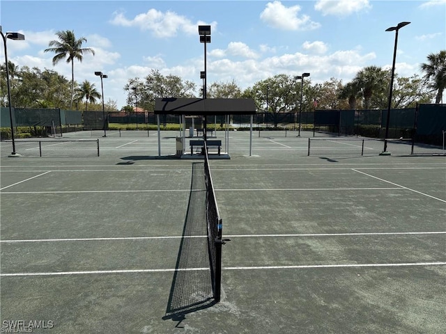 4788 San Carlo Ct, Naples, FL 34109 - view of tennis court