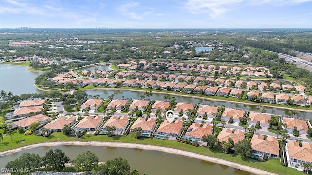 4788 San Carlo Ct, Naples, FL 34109 - aerial view of property and surrounding area with nearby suburban area and a large body of water