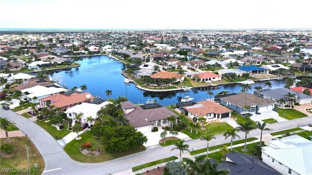 3787 Whippoorwill Ct, Punta Gorda, FL 33950 - aerial view with a water view and a residential view