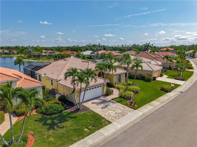 20710 Mystic Way N, Fort Myers, FL 33917 - aerial perspective of suburban area with a nearby body of water
