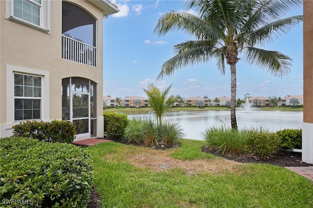 water view featuring a residential view