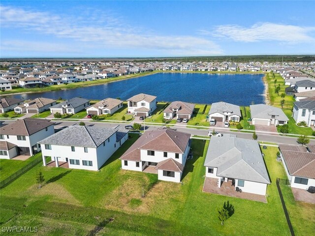 5243 Karlia Dr, Ave Maria, FL 34142 - aerial view with a water view and a residential view