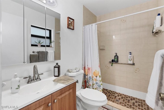 4732 Blackberry Dr, Fort Myers, FL 33905 - full bath featuring tiled shower, toilet, and vanity