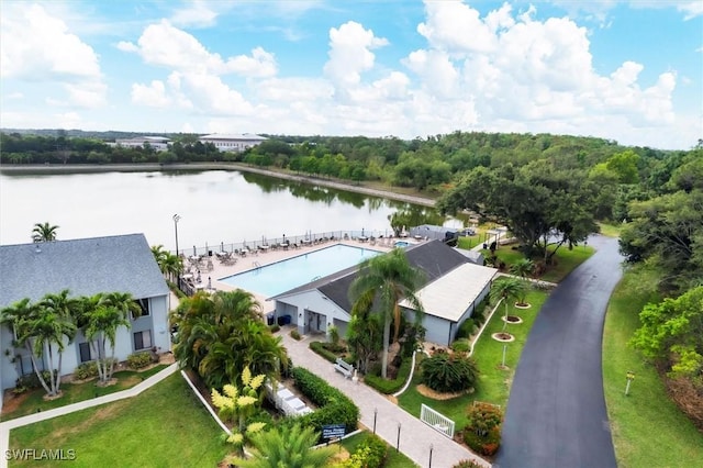 4732 Blackberry Dr, Fort Myers, FL 33905 - bird's eye view of a large body of water and a pool area