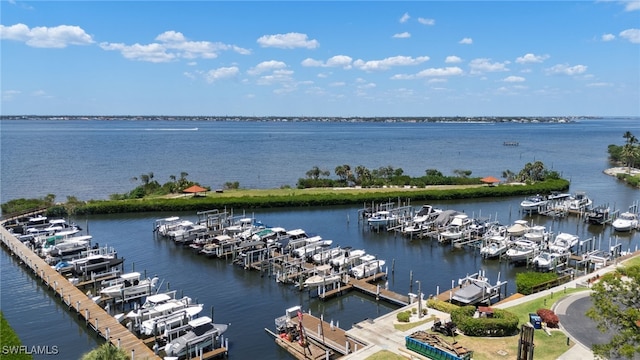 7136 Blanquilla Ct, Fort Myers, FL 33908 - water view with numerous boat docks