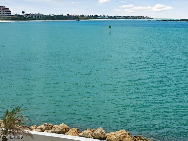 view of water feature