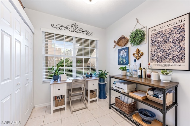8115 Celeste Dr Unit 6110, Naples, FL 34113 - office featuring light tile patterned floors and baseboards