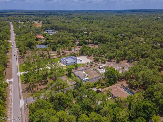3650 1st Ave SW, Naples, FL 34117 - bird's eye view with a wooded view