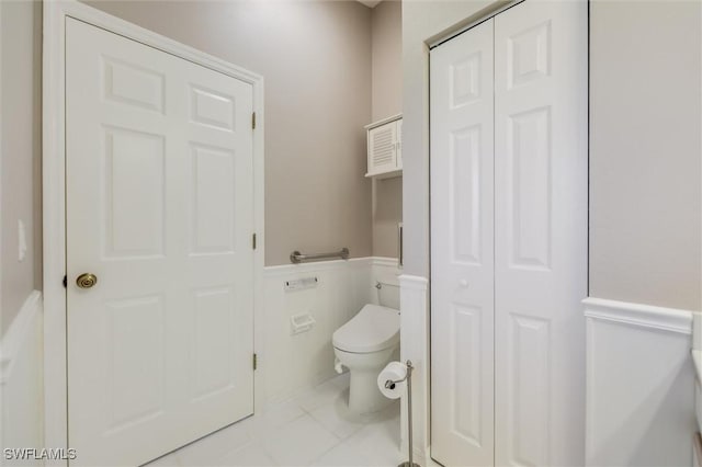 6731 Blake Pledger Ct, North Fort Myers, FL 33917 - bathroom featuring tile patterned flooring, a closet, and toilet