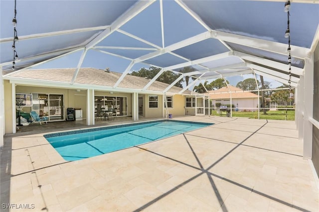6731 Blake Pledger Ct, North Fort Myers, FL 33917 - pool featuring a lanai and a patio area