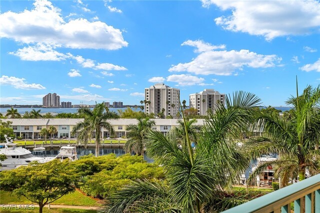 3414 Hancock Bridge Pkwy Unit 502, North Fort Myers, FL 33903 - view of property featuring a water view