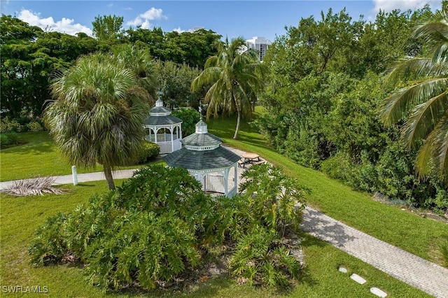 3414 Hancock Bridge Pkwy Unit 502, North Fort Myers, FL 33903 - bird's eye view of a tree filled landscape