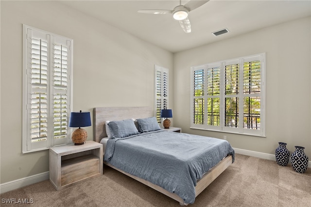 15460 Catalpa Cove Ln, Fort Myers, FL 33908 - carpeted bedroom featuring baseboards and ceiling fan