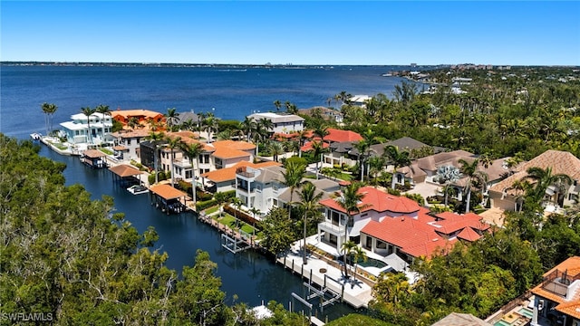 15460 Catalpa Cove Ln, Fort Myers, FL 33908 - aerial view of residential area with a large body of water