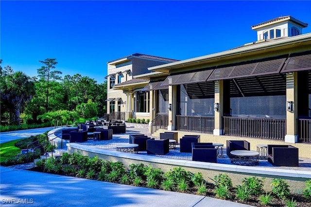 view of patio / terrace with outdoor lounge area