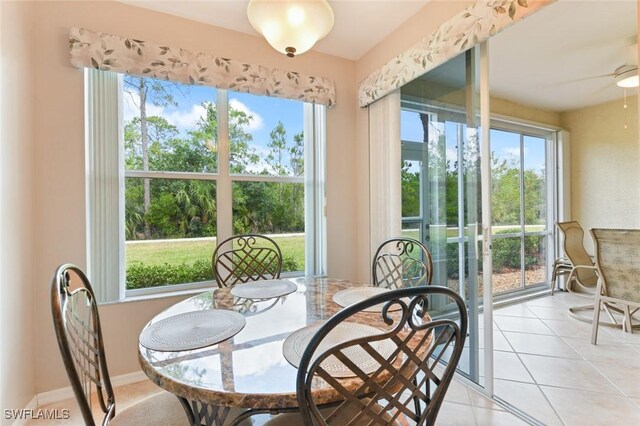 11019 Mill Creek Way Unit 903, Fort Myers, FL 33913 - dining room with light tile patterned floors