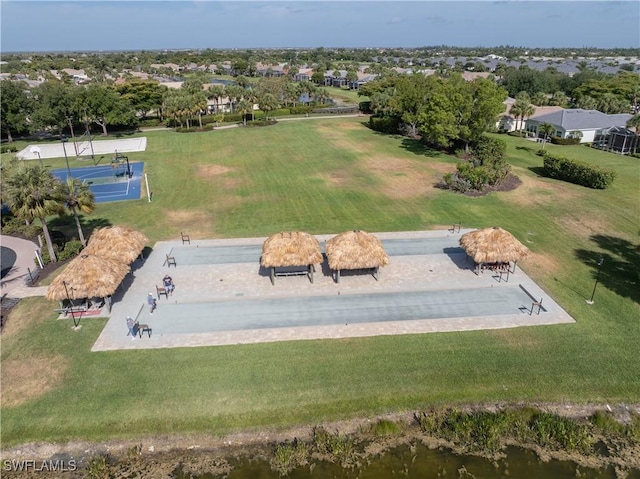 drone / aerial view