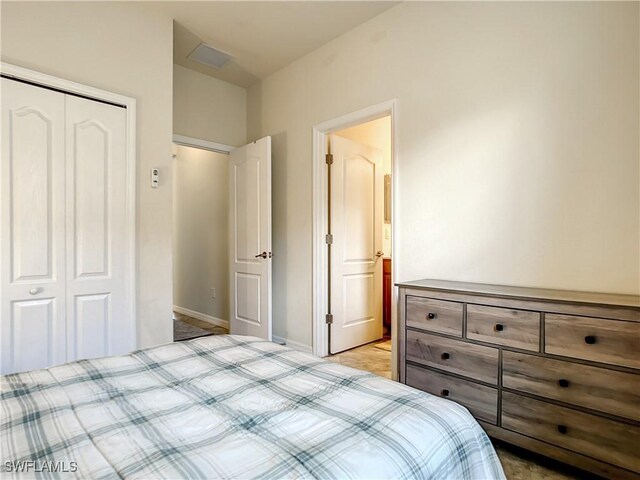 2846 Via Piazza Loop, Fort Myers, FL 33905 - bedroom featuring visible vents and a closet