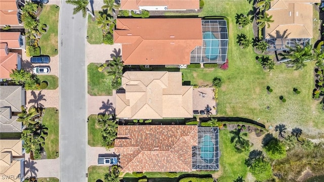birds eye view of property featuring a residential view