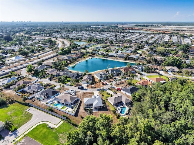 11526 Forest Mere Dr, Bonita Springs, FL 34135 - birds eye view of property with a water view and a residential view