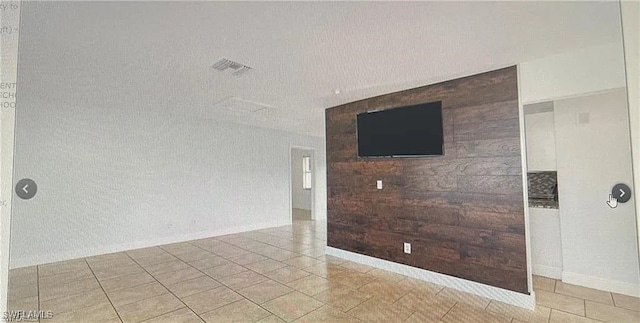 empty room with visible vents
