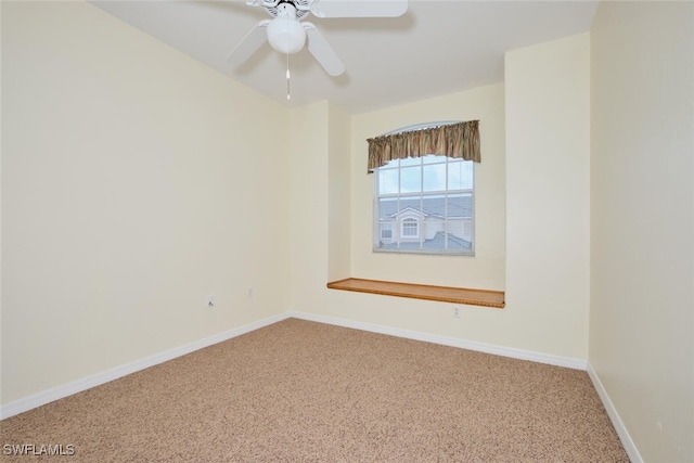 14571 Grande Cay Cir Unit 3203, Fort Myers, FL 33908 - carpeted spare room with baseboards and a ceiling fan