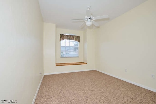 14571 Grande Cay Cir Unit 3203, Fort Myers, FL 33908 - carpeted spare room with baseboards and a ceiling fan