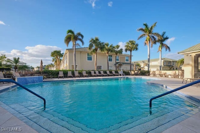 14571 Grande Cay Cir Unit 3203, Fort Myers, FL 33908 - pool with a patio area and fence