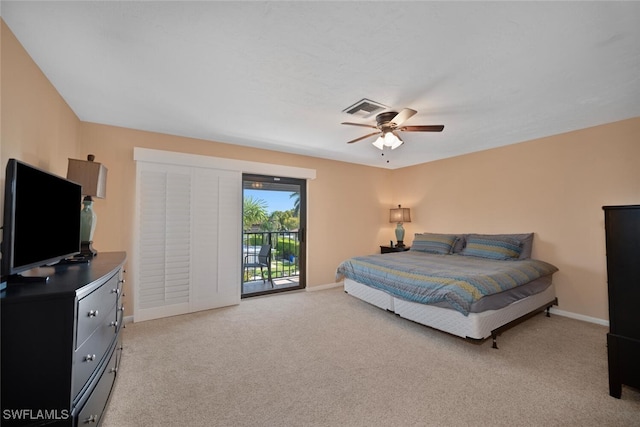 1400 Blue Point Ave Unit 202, Naples, FL 34102 - bedroom featuring access to exterior, carpet, and baseboards