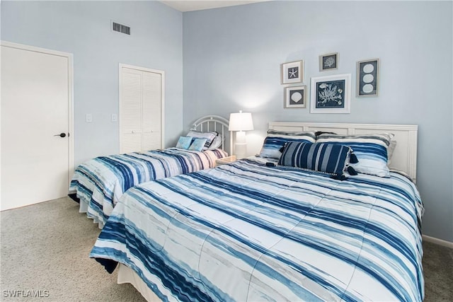 6308 Sugar Bush Ln Unit E, Fort Myers, FL 33908 - bedroom featuring carpet flooring and a closet