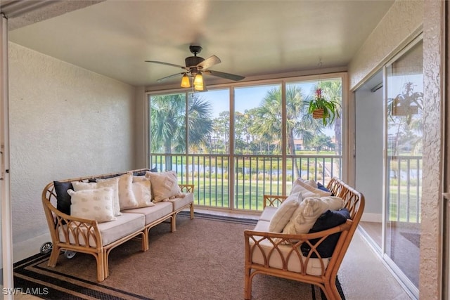 10225 Bismark Palm Way Unit 1626, Fort Myers, FL 33966 - sunroom / solarium featuring a textured wall and plenty of natural light
