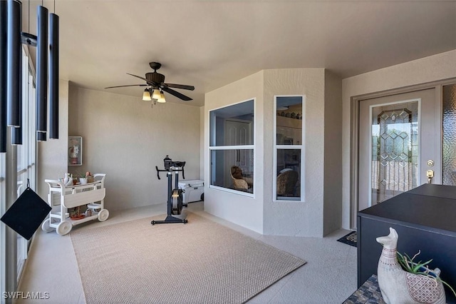 10225 Bismark Palm Way Unit 1626, Fort Myers, FL 33966 - view of patio with a ceiling fan