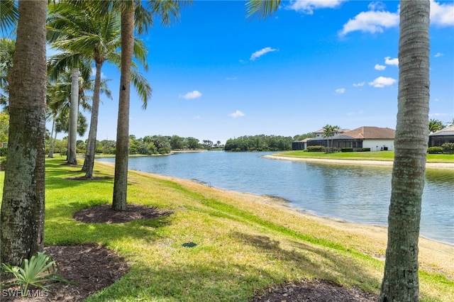 property view of water