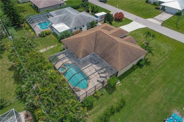 drone / aerial view