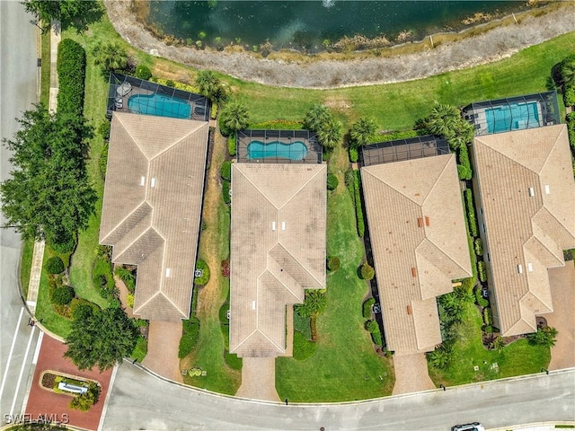 10843 Valentina Ct, Fort Myers, FL 33913 - drone / aerial view of a pool area