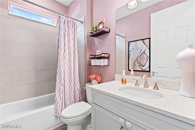 28140 Captiva Shell Loop, Bonita Springs, FL 34135 - full bath featuring toilet, vanity, and shower / bath combo with shower curtain