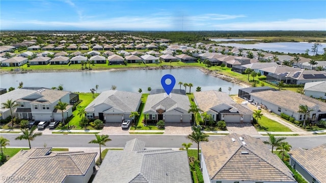 28140 Captiva Shell Loop, Bonita Springs, FL 34135 - birds eye view of property with a water view and a residential view