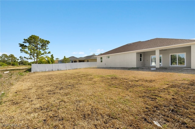 1043 Albert Ave, Lehigh Acres, FL 33971 - view of yard with fence