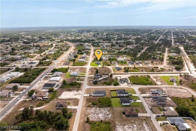 birds eye view of property featuring a residential view