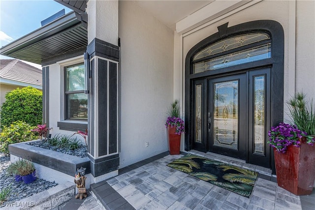1255 Eider Ct, Punta Gorda, FL 33950 - entrance to property with stucco siding