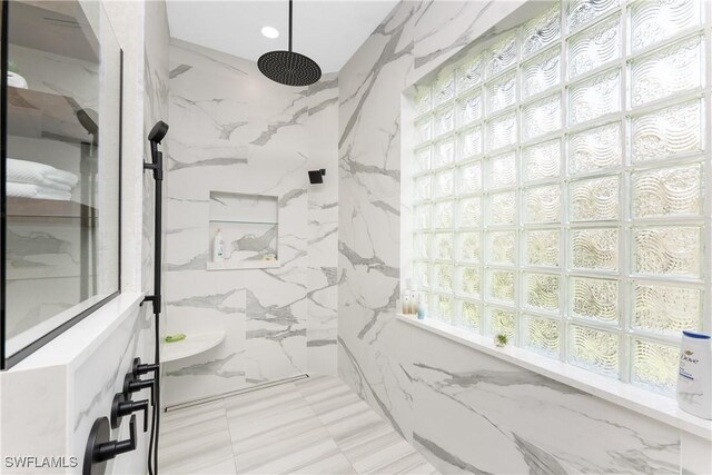 1255 Eider Ct, Punta Gorda, FL 33950 - full bath featuring a marble finish shower