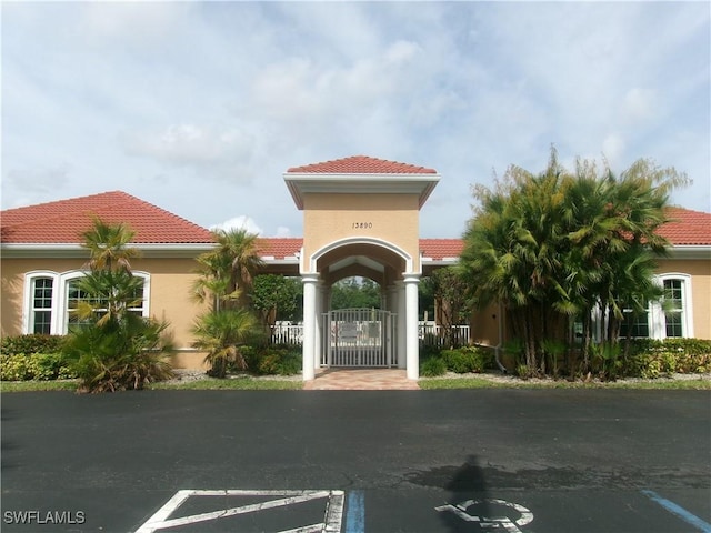 view of property