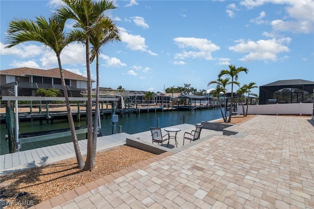 420 Donora Blvd, Fort Myers Beach, FL 33931 - dock area with a water view