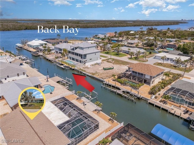 420 Donora Blvd, Fort Myers Beach, FL 33931 - aerial perspective of suburban area featuring a nearby body of water