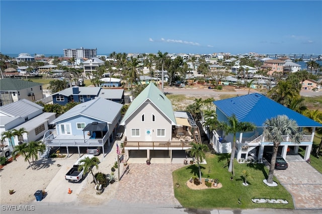 birds eye view of property featuring a residential view