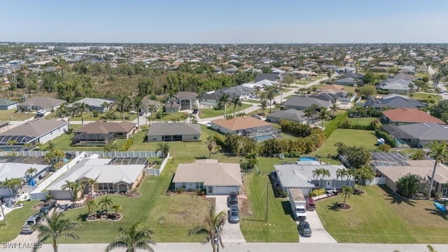 2847 SW 26th Pl, Cape Coral, FL 33914 - bird's eye view with a residential view
