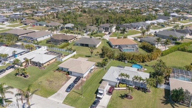 2847 SW 26th Pl, Cape Coral, FL 33914 - aerial view with a residential view