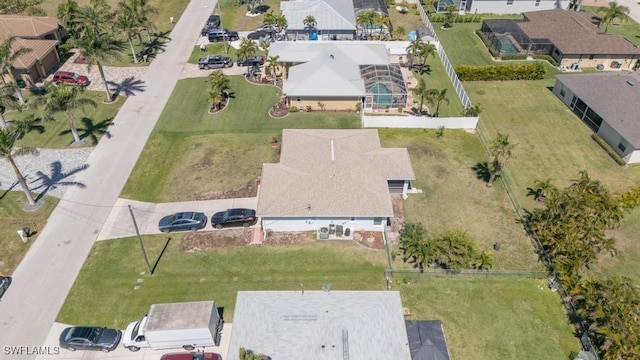 2847 SW 26th Pl, Cape Coral, FL 33914 - drone / aerial view with a residential view